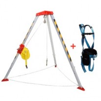 JI-RT1600 수동 구조용삼각대 전체식 안전밸트 세트